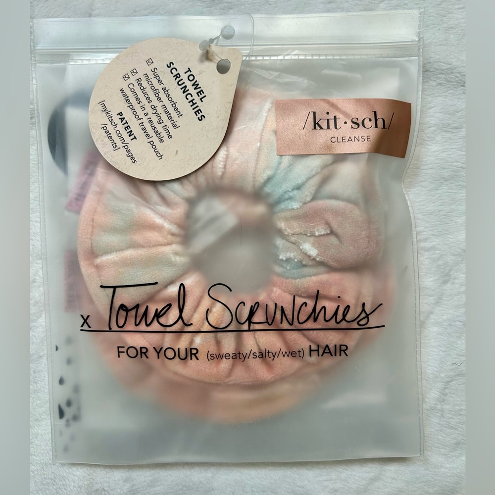Kitsch Microfiber Towel Scrunchies 2-pack